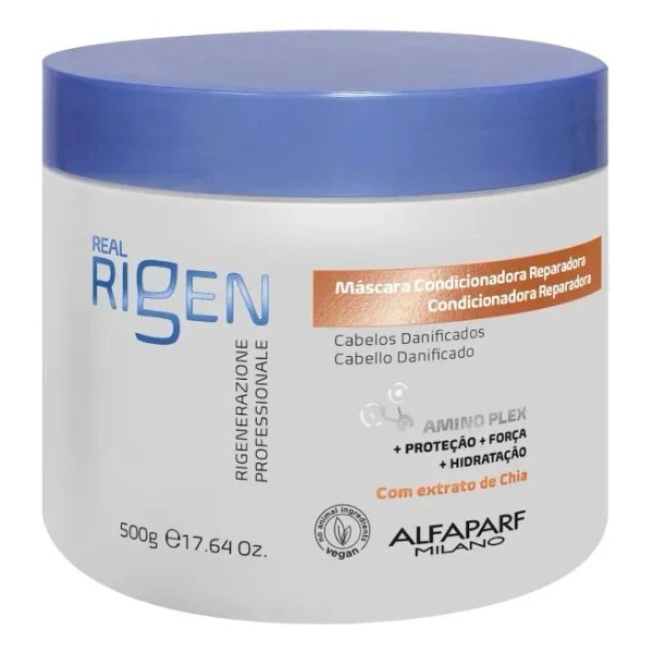 Alfaparf Real Rigen Mascarilla Reparadora Cabello Dañado 500