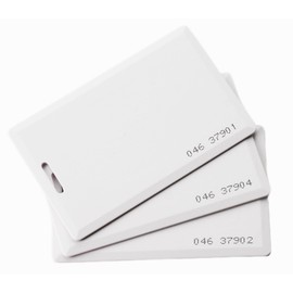 100 pcs 26 Bit Proximity Clamshell Weigand Prox Swipe Cards Compatable with ISOProx 1386 1326 H10301 Format Readers and Systems. Works with The Many of Access Control Systems