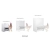 RentACoop Galvanized Chicken Tough Feeder, Weatherproof Poultry Food Dispenser with