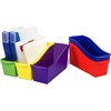 Storex Interlocking Book Bins, 5 1/3 W x 14 1/3