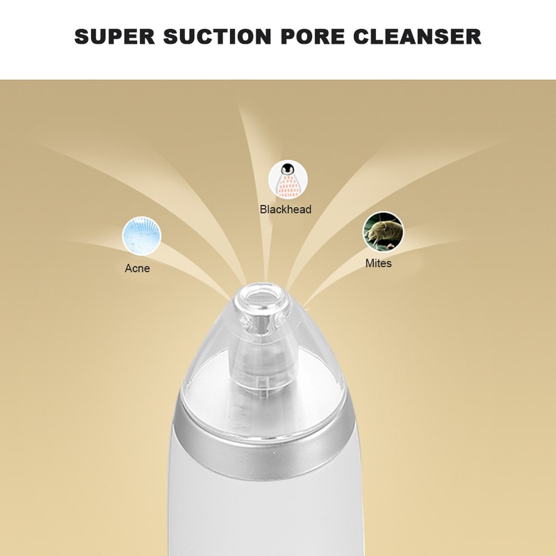 Electric 4‑In‑1 Blackhead Removal Pore Cleaner Suction USB Charging Face