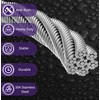 AFences 1/8" Wire Rope | 165FT Stainless Steel Cable with