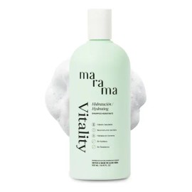 Marama Vitality Shampoo 500ml Orgánico  Shampoo sin Parabenos  Fortalece el Cabello - Tratamiento para Cabello Maltratado - Suavizante  Anti Frizz... 