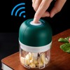 Electric Garlic Chopper Cordless Efficient Portable 250ml Capacity Labor Saving