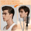 Peine Textura Voluminizante Barbero Estilista Peluquero, 3 U