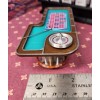 Miniture roulette table. 1:24 scale 3d printed and hand painted.