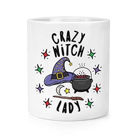 Crazy Witch Lady Stars Makeup Brush Pencil Pot