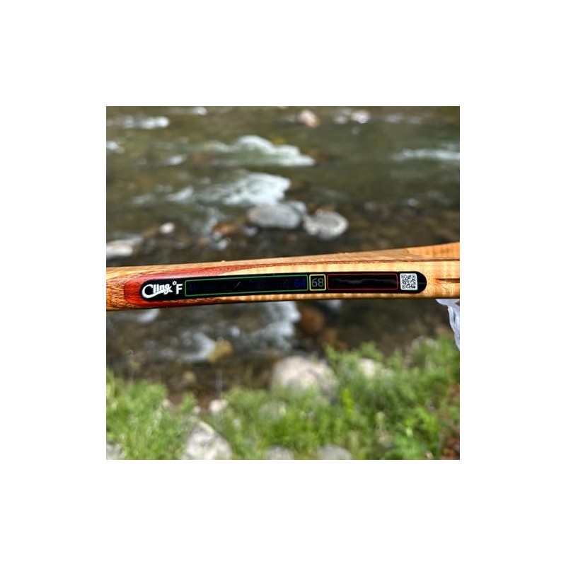 Temperature Tape - Stick on Fishing Thermometer (Fahrenheit)