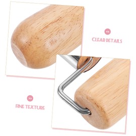 VICASKY Wooden Rolling Pin Kitchen Utensil Non Stick Pastry Roller for Pizza and Dough S Baking Tool for Effortless Cooking and Easy Cleaning