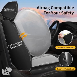 Unbranded Front Seat Cover For Honda Accord 2003-2017 PU Leather Car Seat Protector