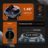 Noise Endeavour Rugged Design 1.46" AMOLED Display Smart Watch, BT