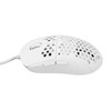Wired Mouse Ergonomic White Adjustable DPI 6 Keys Hollowed Out
