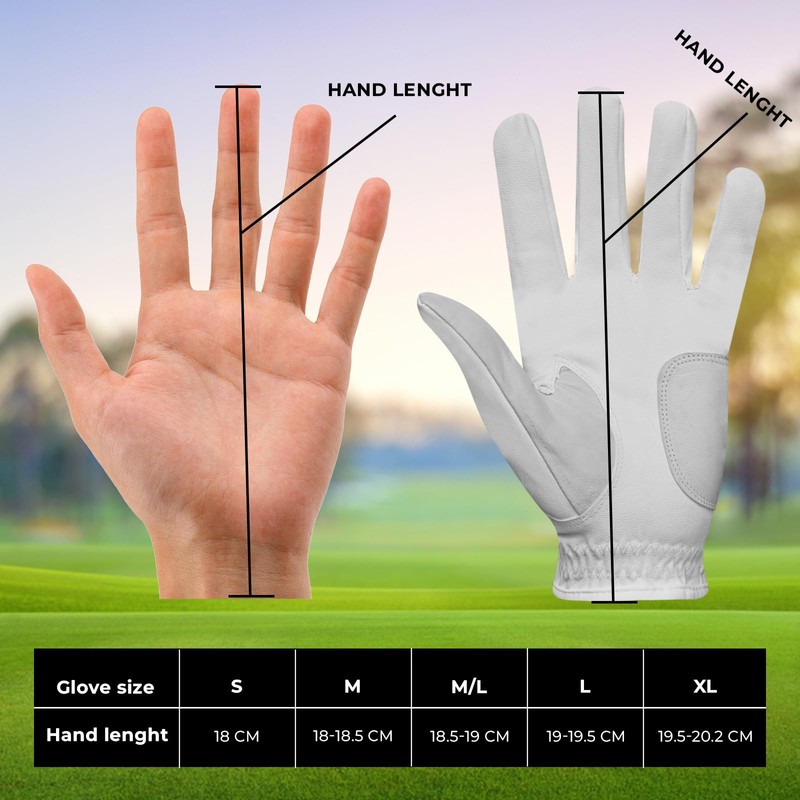 WFX Golf Glove for Golfers, Left Hand Right Premium Quality