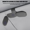 Sandfren Sunglasses Holders for Car Visor, Magnetic Leather Vehicle Glasses