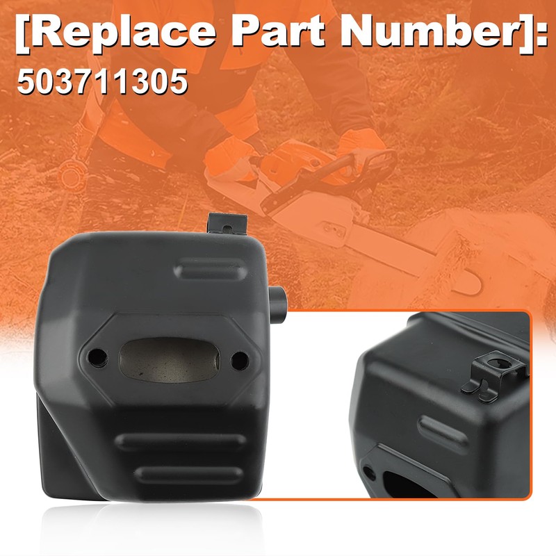 Mtanlo Ported Muffler Bracket Bolt Gasket For Husqvarna 394 395