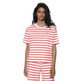 Mey Sleepwear Series Summer Stripes Women's Homewear Tops 1210041, Red Lobster, S