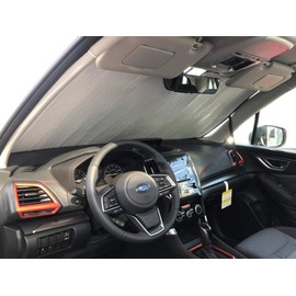 HeatShield, The Original Windshield Sun Shade, Custom-Fit for Subaru Forester SUV 2019, 2020, 2021, 2022, 2023 Silver Series