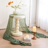 Sage Green Table Runner - 2 Pcs 10FT Gauze Cheesecloth
