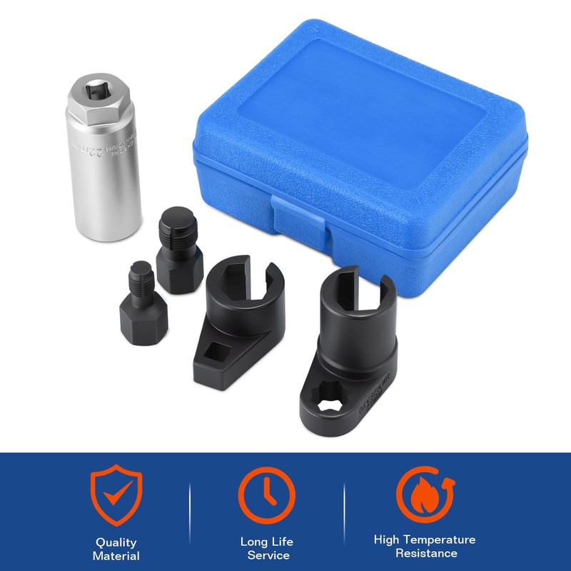 GEARLEADER Automotive Oxygen Sensor Socket, 1/2" and 3/8" Drive 7/8"