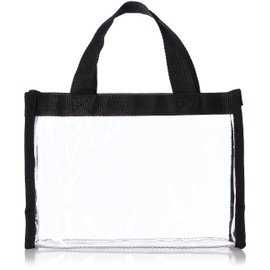 PB-3102 Vinyl Tote Bag, Small, Black Edge, Width 9.8 x Height 7.1 x Depth 3.1 inches (25 x 18 x 8 cm)