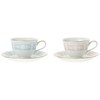 Noritake ノリタケ カップ & ソーサー ( 色変り ペアセット ) (