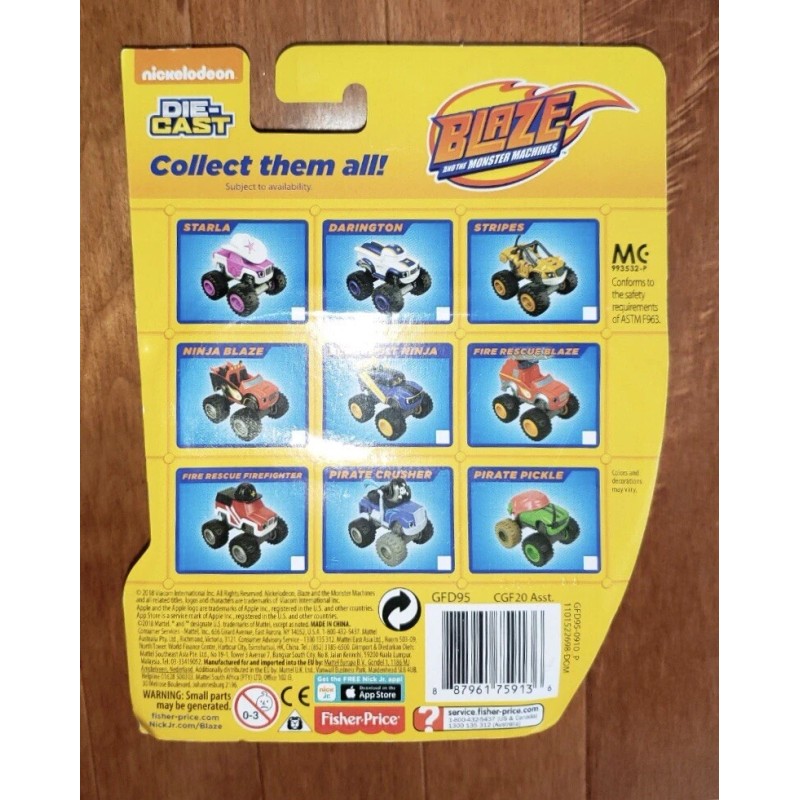 Fisher-Price Blaze and the Monster Machines Blackbelt Ninja Die-Cast Toy
