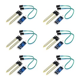 6pcs 3.3V-5V Soil Hygrometer Detection Module Soil Moisture Detect Sensor for Arduino Automatic Watering System Robot Smart car