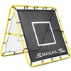 BAGAIL Soccer Rebounder Net, 4 x 4 Ft Pitch Back