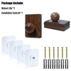 ANFU Wall Clip for Tapestry, Clips for Hanging Quilt, Wooden