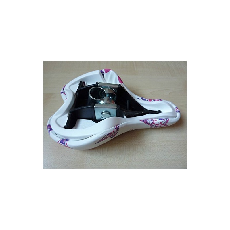Selle Montegrappa Children's Saddle "OK-GO" White / Pink