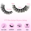 APCYUST Lashes False Wispy Eyelashes Natural Cat Eye Lash Strips