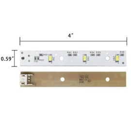 Delixike NEW WR55X26671 LED Light Board Fits for GE Refrigerators,Compatible Model: EAP11767930 PS11767930 AP6035586