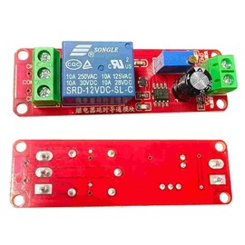 Yetaida Channel Relay Module,12V Channel Multi Mode Delay Time Relay,NE555 Electric Relay Switch with optocoupler for Home Automation, Electronics, Industrial Control Systems, DIY Projects