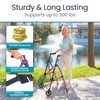 Vive Lightweight Walker for Seniors - Narrow, Folding Walker w/Wheels