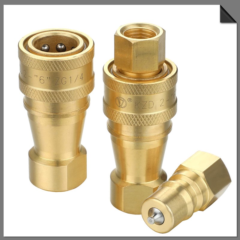 1/4" Quick Disconnect Coupler Valve Quick Disconnect Coupler Valve for