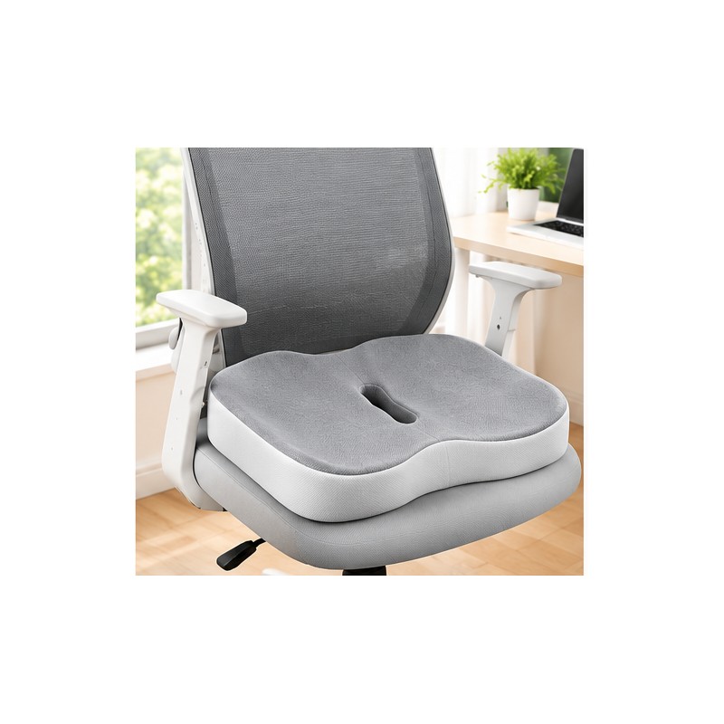 Ergonomic Memory Foam Seat Cushion for Office and Car –