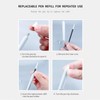 UPENOTE 6pcs Gel Pen set, Black Ink Pens 0.18mm /0.28mm
