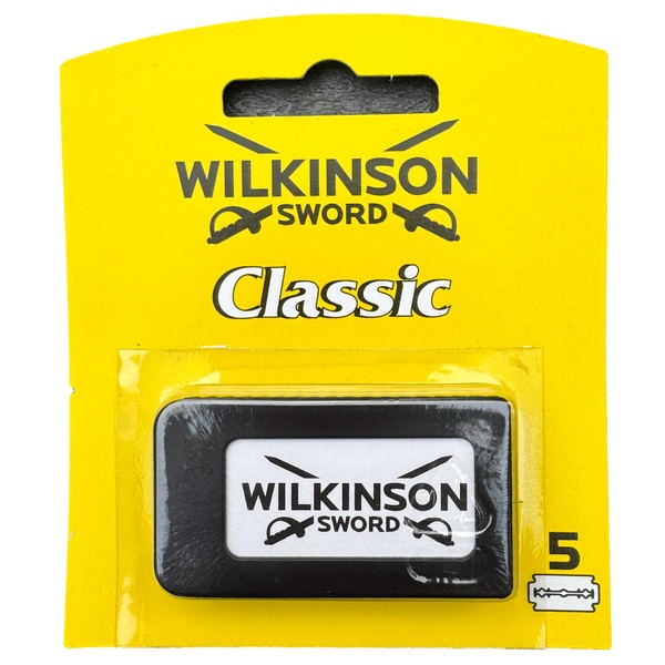 100 Wilkinson Sword Classic Double Edge Safety Razor Blades |Premium