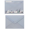 Sunstar Stationery Moomin Letter Set, Case Included, Family S2087146