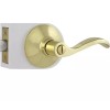 Defiant Naples Polished Brass Bed/Bath Privacy Door Lever Handle W/