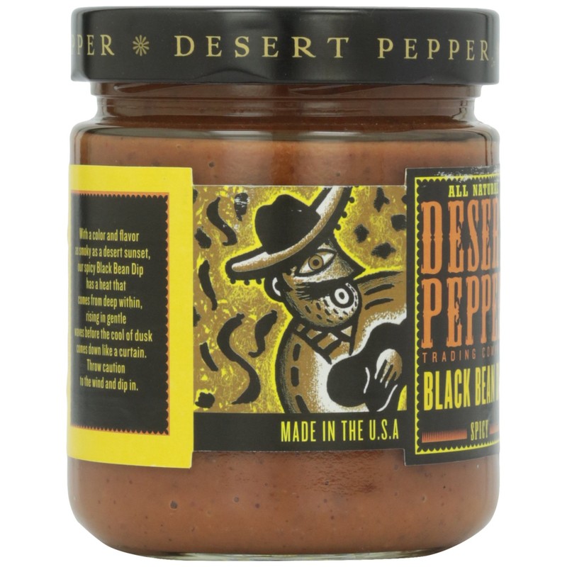 Desert Pepper Trading Company, Spicy Black Bean Dip, 16 oz
