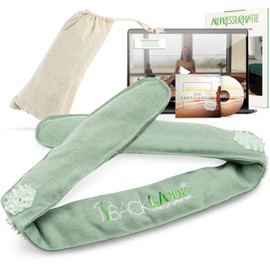 BACKLAxx® Acupressure Headband Against Migraines and Headaches. Acupuncture Headband, Head Massager with Bag for Head Massage. Head Massager for Relaxation, Beauty Headband, Grey