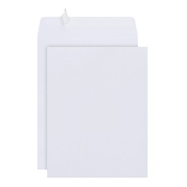 Office Depot Clean Seal(TM) Catalog Envelopes, 10in. x 13in, White, Pack of 100, 77925