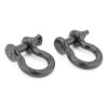 WEISEN 2Pcs Front Tow Hooks Shackle Kit Fit For Dodge