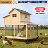 ZDNEY 8"x2" Heavy Duty Casters Set of 4, 3600LBS Capacity