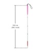 Blind Swan Folding 5-Tier Aluminum, Cap (2 Pieces) (Pink Rubber
