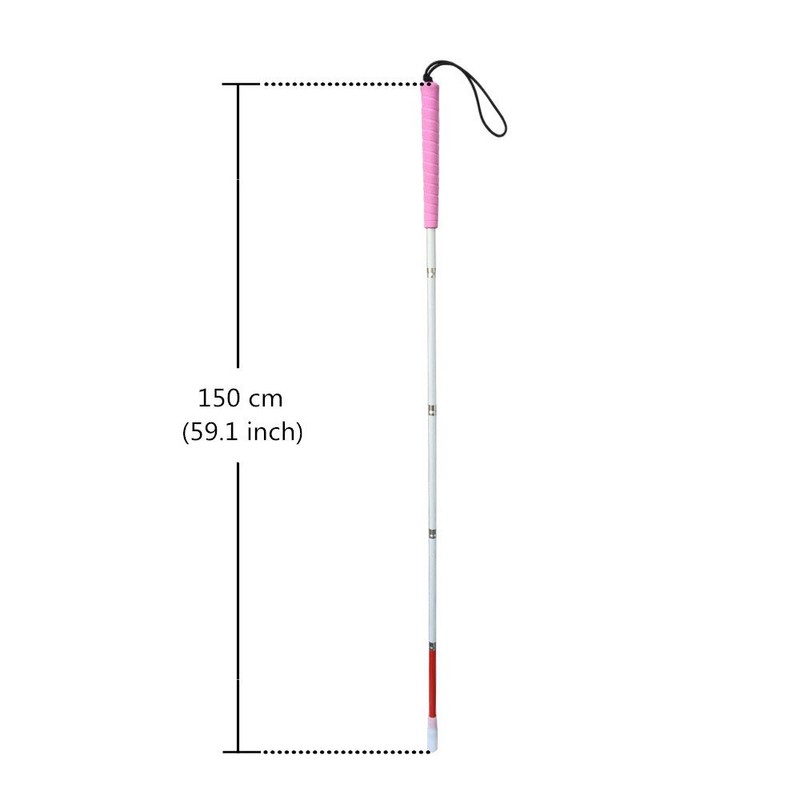 Blind Swan Folding 5-Tier Aluminum, Cap (2 Pieces) (Pink Rubber