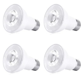 yayutelight 4-Pack PAR20 LED Bulbs, Flood Light CRI90 50W Equivalent 7W, Dimmable, 550 Lumens, E26 Base (2700K Soft White)