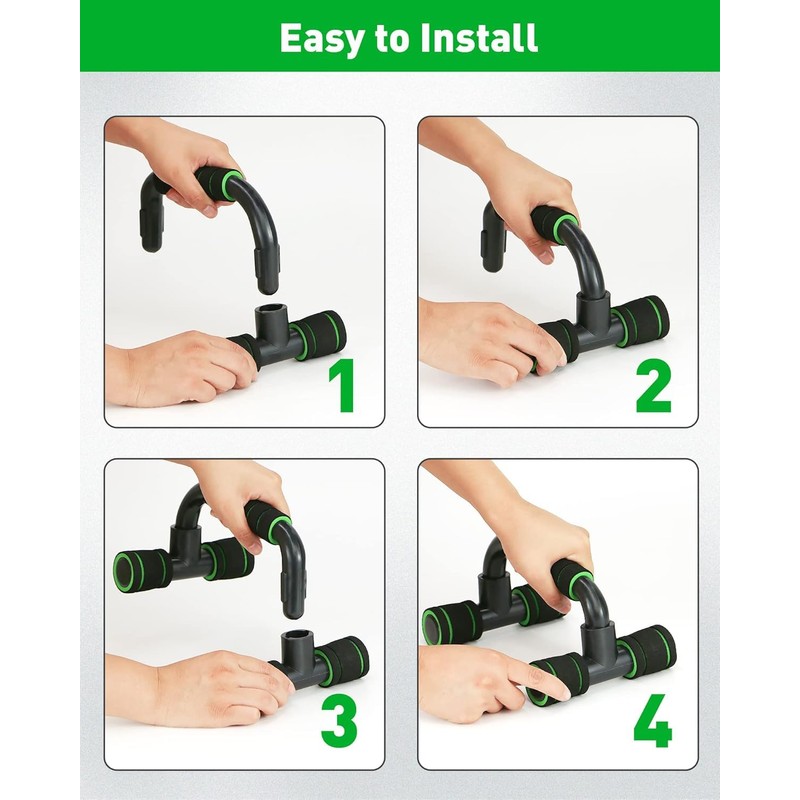 Push Up Handles (Red) (Green)