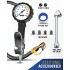 Gerchway Tire Inflator with Pressure Gauge and Longer Hose -